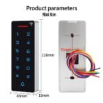 ACCESS CONTROL Waterproof T1202EM-W with Tuya App. - Image 3