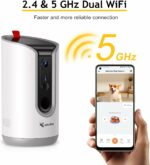LAXIHUB-PETCAM1T 2K/3MP 2.4GHz+5GHz Wi-Fi Dog Camera with Treat Dispenser - Image 2