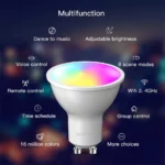 LAXIHUB-SMART Lamp 5W,Dimmable LED Support Amazon Alexa & Google Assistant Light Bulb Colour Changing WiFi x 2pcs. - Image 3