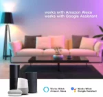 LAXIHUB-SMART Lamp 5W,Dimmable LED Support Amazon Alexa & Google Assistant Light Bulb Colour Changing WiFi x 2pcs. - Image 5